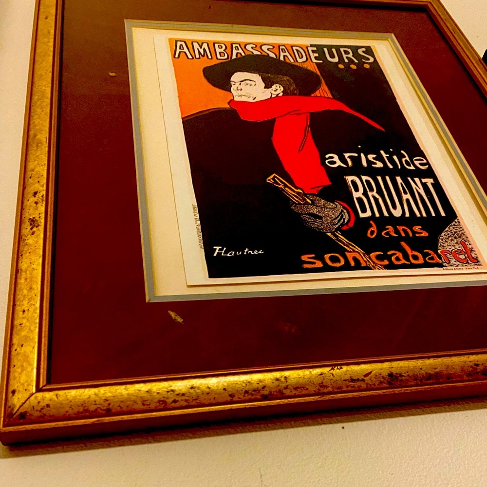 French Art Print (In Gold Frame)